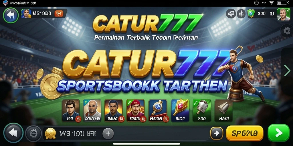 Tangkapan layar utama CATUR777 menampilkan pengalaman taruhan yang mendebarkan.