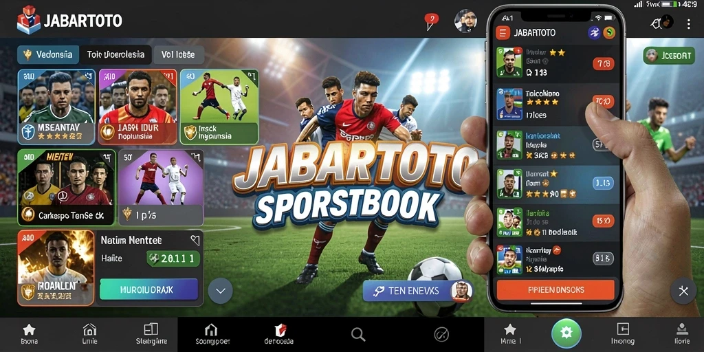 Screenshot gameplay JABARTOTO yang menunjukkan antarmuka sportsbook.