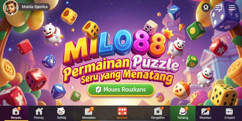 Tampilan gameplay <strong>MILO88</strong> dengan teka-teki yang menarik dan menantang.