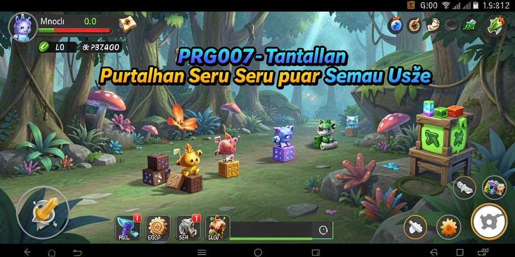 Tampilan gameplay seru di PRG007 dengan berbagai teka-teki menantang.