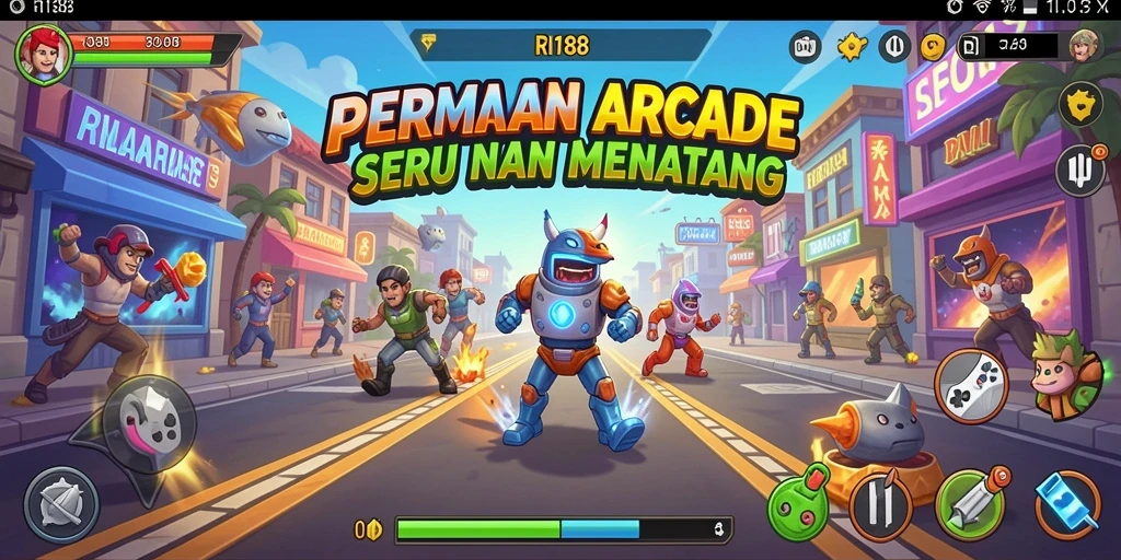Tampilan gameplay seru dan menantang dari RI188.