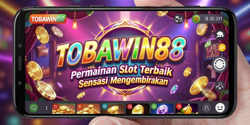 Screenshot gameplay Slot TOBAWIN88 yang penuh warna dan menarik.