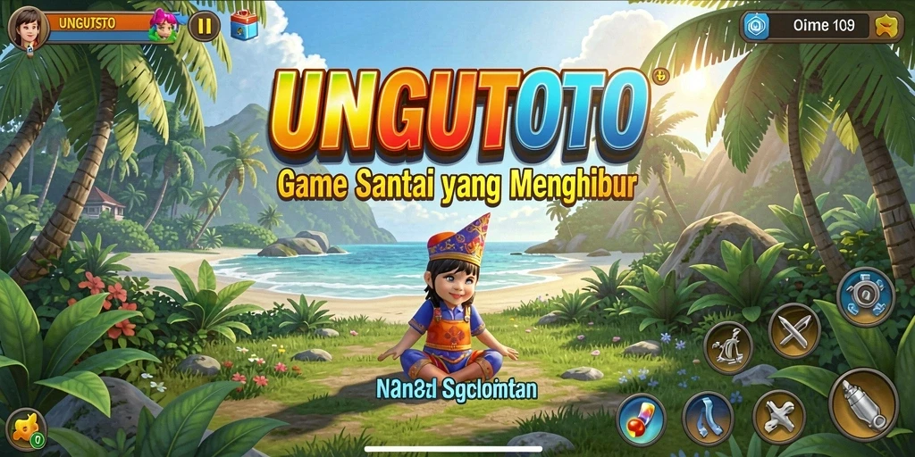 Tampilan gameplay UNGUTOTO yang mengasyikkan dan penuh warna.